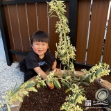 オリーブと記念撮影