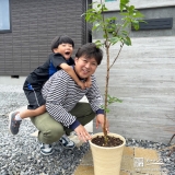 ライラックと記念撮影①