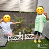 ブルーベリーと記念撮影
