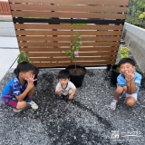 ライラック・ハナミズキ・もみじ（カエデ）と記念撮影②