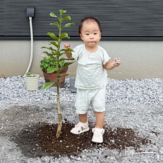 レモンと記念撮影