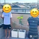 レモン・オリーブと記念撮影
