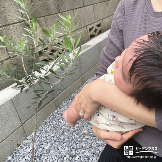 オリーブと記念撮影①