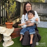 ユキヤナギと記念撮影①