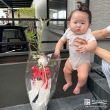 オリーブと記念撮影