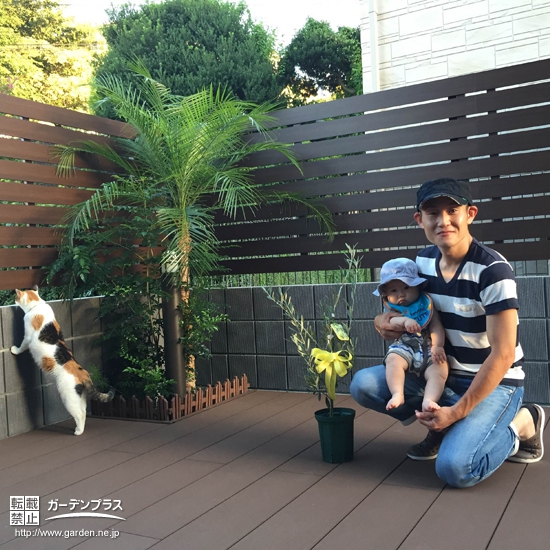 神奈川県横浜市旭区オリーブの植樹風景