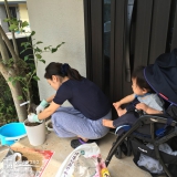 東京都八王子市レモンの植樹風景