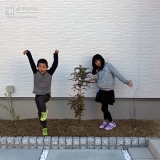 愛知県小牧市ジューンベリーとオリーブの植樹風景