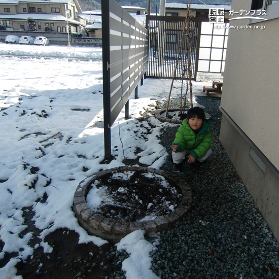 山形県山形市ジューンベリーの植樹風景