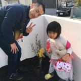 神奈川県川崎市麻生区オリーブの植樹風景