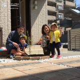 兵庫県西宮市オリーブとジューンベリーの植樹風景