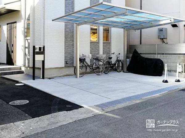 No.10050 広々使い勝手の良い新築外構一式工事[施工後]