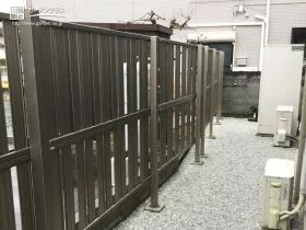 快適さを求めた目隠しフェンス[施工後]