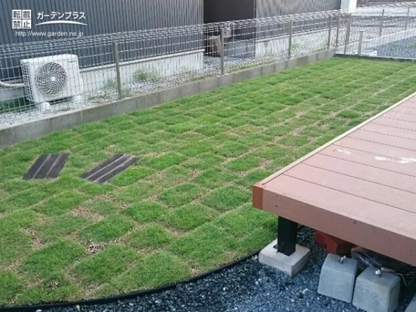 No.10123 天然芝ならではの温かみと風合いでお庭が華やぐ主庭のリフォーム工事[施工後]