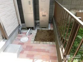 お庭の一部には植栽スペース[施工後]