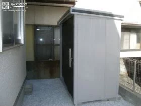容量の大きな物置[施工後]