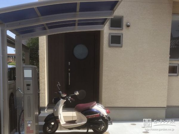 外構施工例一覧 アプローチ サイクルポート 50万円まで 外構工事のガーデンプラス