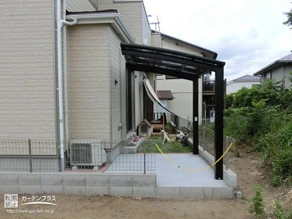 No.10363 お庭の一部を駐輪スペースとして活用するサイクルポート設置工事[施工後]