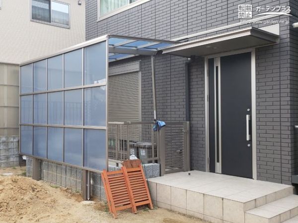 LIXIL フーゴ Fパーク 22・22・29-21型 W7146×L2096 熱線遮断FFP板DFタイプ屋根 囲いパネル ポリカーボネート板 H1800 サイクルポート LIXIL