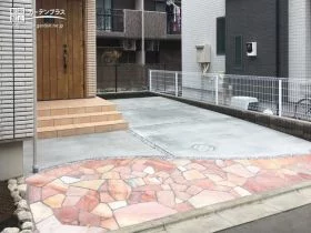 高級感あるアプローチ[施工後]