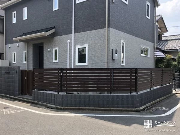 No.10459 落ち着いたお住まいの景観を引き立たせるエクステリア設置工事[施工後]