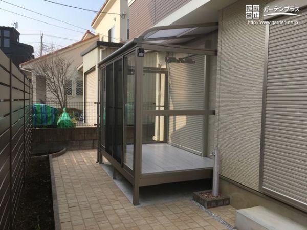 外構施工例一覧 サンルーム 150万円 0万円 外構工事のガーデンプラス