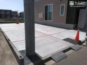 広々とした駐車スペース[施工後]