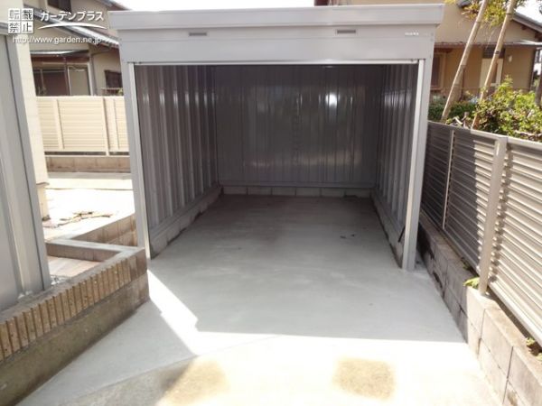 ガレージ 目隠しフェンスの外構施工例一覧 外構工事のガーデンプラス