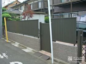目隠しフェンスで安心できるお庭スペース[施工後]
