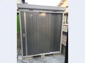 お庭収納をかなえる物置[施工後]