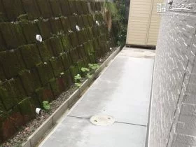 犬走りもすっきりさせてメンテナンスいらずに