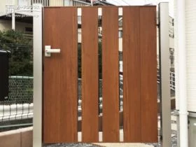 防犯対策に効果的な門扉[施工後]