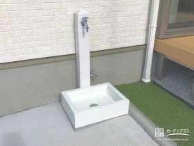 ガーデンライフを豊かにする立水栓[施工後]