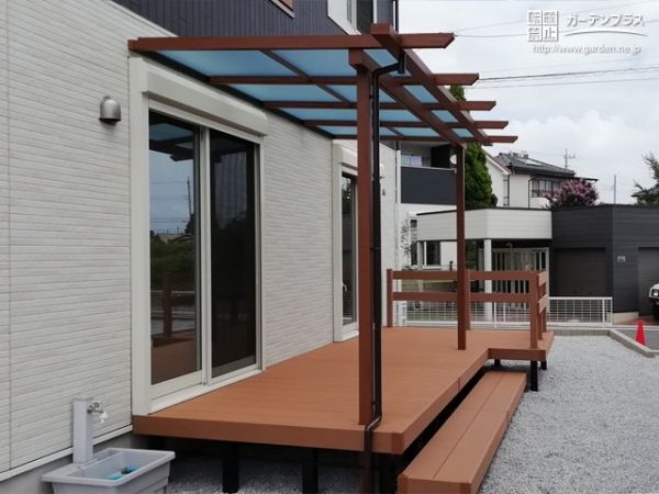 ベンチ 雨に強い屋根付きのお庭の外構施工例一覧 外構工事のガーデンプラス ベンチ 雨に強い屋根付きのお庭の外構施工例一覧 外構工事のガーデンプラス