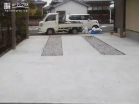 雨の日も快適な駐車スペース[施工後]