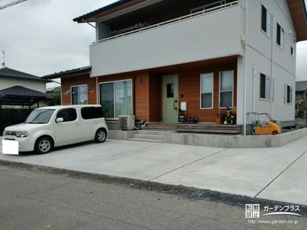 No.11484 駐車スペースをより快適に使いやすくする土間コンクリート打設工事