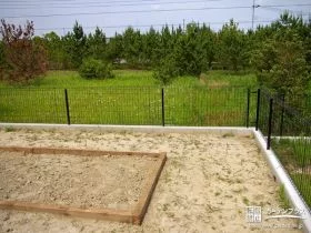 広いお庭を囲む外周フェンス[施工後]