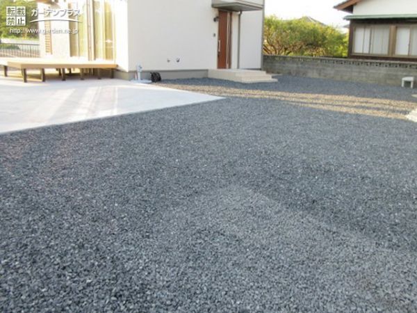 山口県の外構施工例一覧 洗い出し 砂利 外構工事のガーデンプラス