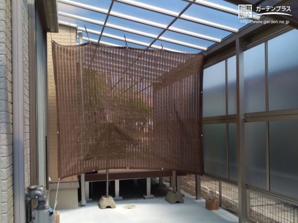 テラス屋根で作るプライベートな家事スペースのリフォーム工事 No テラスまわりの施工例 外構工事のガーデンプラス テラス屋根で作るプライベートな家事スペースのリフォーム工事 No テラスまわりの施工例 外構工事のガーデンプラス