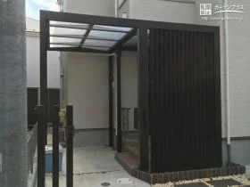 プラスGでかなえた屋根付きのアプローチ空間[施工後]