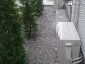 植栽の足元まで雑草対策[施工後]