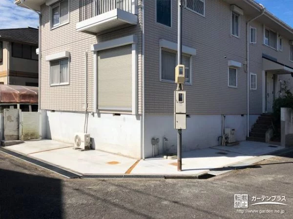 No.11698 ブロック塀から使いやすい駐車スペースへのリフォーム工事