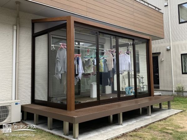 外構施工例一覧 ガーデンルーム 100万円 150万円 外構工事のガーデンプラス