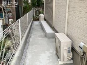 通路としても便利な犬走り[施工後]