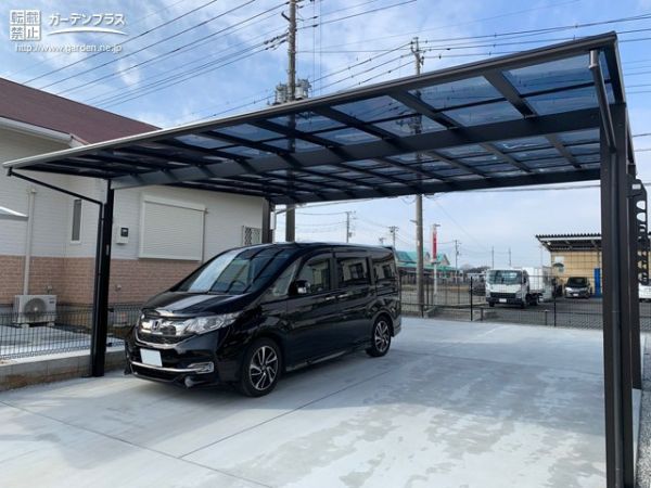 センスを感じさせるモノトーンのスタイリッシュな新築外構 No 新築外構一式の施工例 外構工事のガーデンプラス