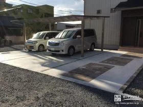 広々とした駐車スペース[施工後]