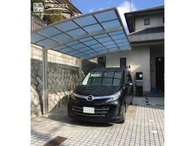 玄関前にも駐車スペースを設置[施工後]