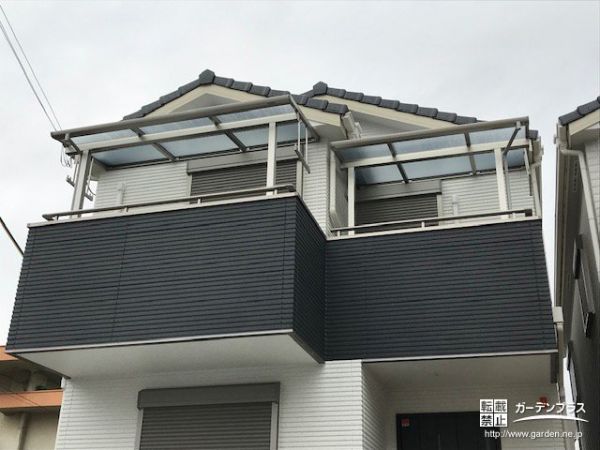 バルコニー屋根 車止めの外構施工例一覧 外構工事のガーデンプラス