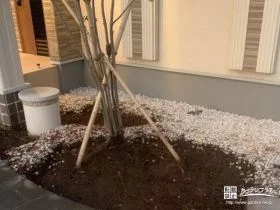 手入れが行き届く範囲の植栽のみに[施工後]