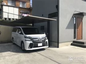 デザイン性の高いカーポート[施工後]